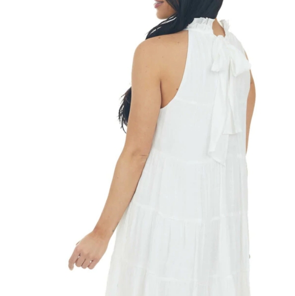 ENTRO • ANTHRO Halter Tiered Dress ~ NWT - Picture 8 of 15